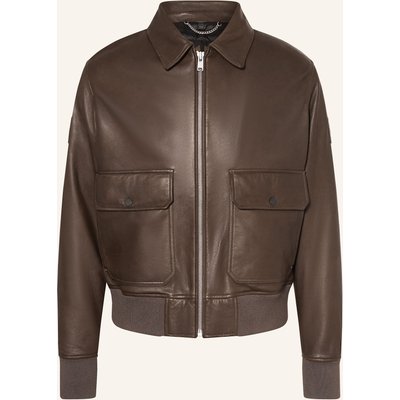 Belstaff Lederjacke Pilot braun
