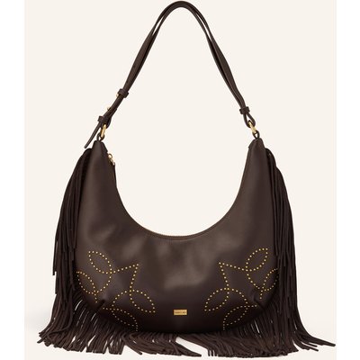 Marc Cain Schultertasche Mit Nieten braun