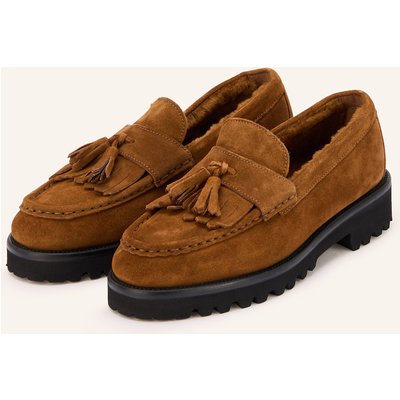 Lilienfels Plateau-Loafer braun
