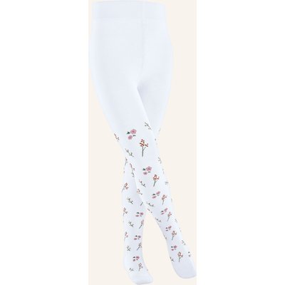 Falke Strumpfhose Little Flowers weiss