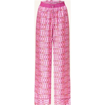Sem Per Lei Marlenehose Aus Seide pink