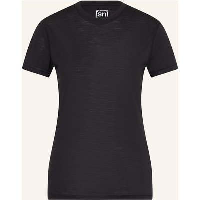 Super.Natural Funktionswäsche-Shirt sierra140 Mit Merinowolle schwarz