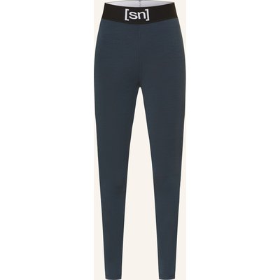 Super.Natural Funktionswäsche-Hose tundra175 Mit Merinowolle blau