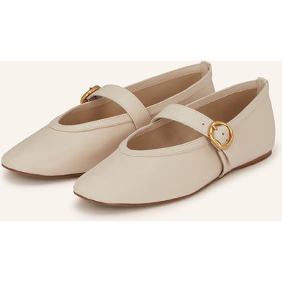 Carrano Mary-Jane-Ballerinas weiss