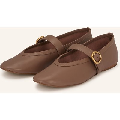 Carrano Mary-Jane-Ballerinas braun