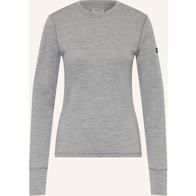 Super.Natural Longsleeve Tundra 175 Ls Mit Merinowolle grau