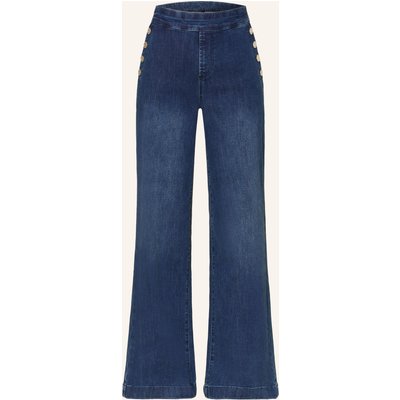 Joseph Ribkoff Wide Leg Jeans blau