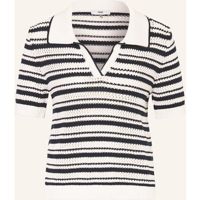 Cinque Strick-Poloshirt Cinetari blau