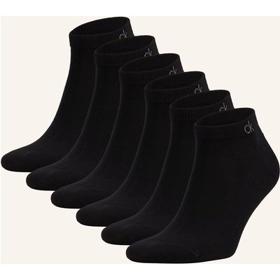 Calvin Klein 6er-Pack Sneakersocken schwarz