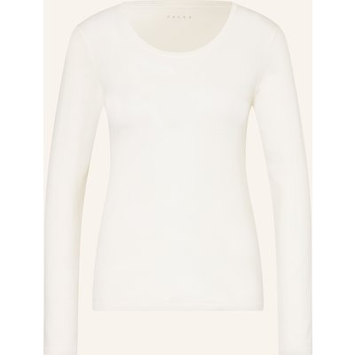 Falke Longsleeve Daily Climawool weiss