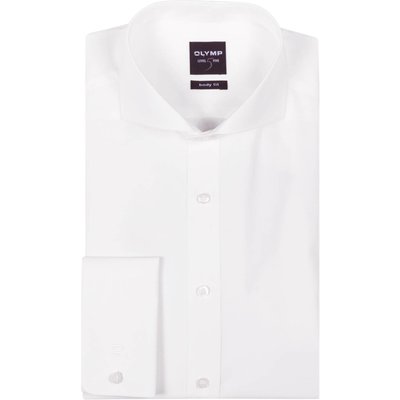Olymp Hemd Level Five Body Fit Mit Umschlagmanschette weiss