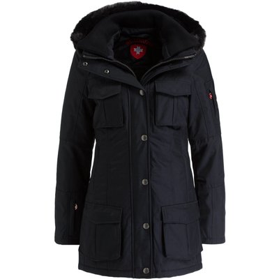 Wellensteyn Parka Schneezauber Mit Abnehmbarem Kunstfell blau
