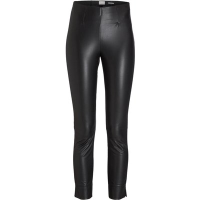 Seductive 7/8-Hose Sabrina In Lederoptik schwarz