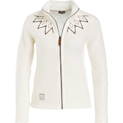 66°North Woll-Fleecejacke Kaldi weiss
