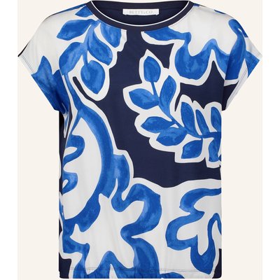 Betty&Co Patchwork-Shirt Mit Print blau