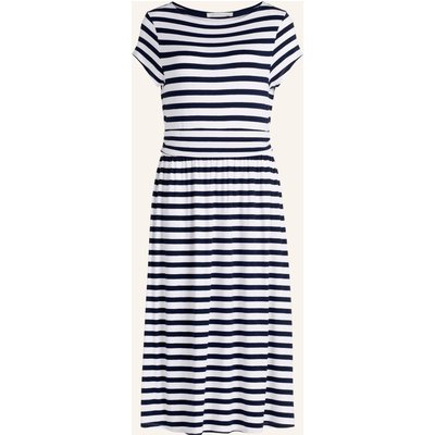 Betty&Co Jerseykleid Mit Streifen blau