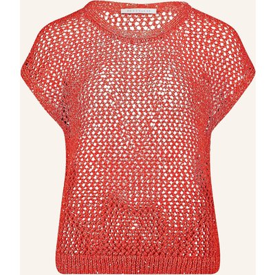 Betty&Co Strickpullunder Mit Effektgarn rot
