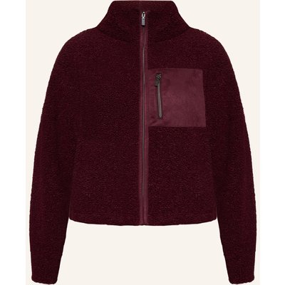 Betty&Co Sweatshirt-Jacke Mit Reißverschluss rot