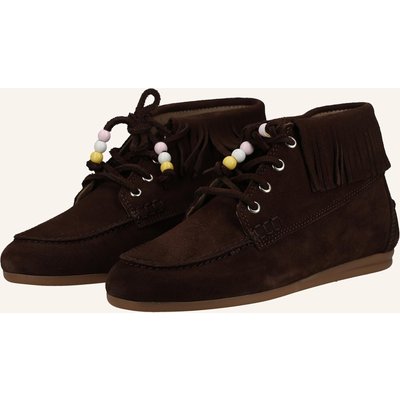 Pavement Stiefelette Marin Boots Fringle braun