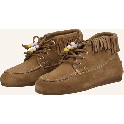 Pavement Stiefelette Marin Boots Fringle braun