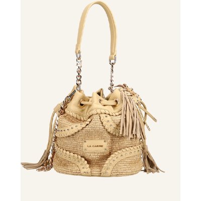 La Carrie Taschen La Plage Bucket beige