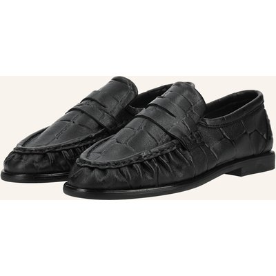 Pavement Slipper Elmira Croco schwarz