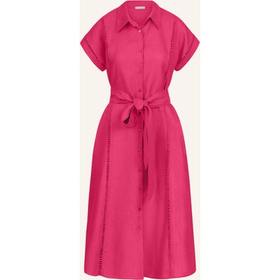 Mint & Mia Langes Leinen Kleid rosa