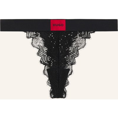 Hugo Slip String Rl Lace schwarz