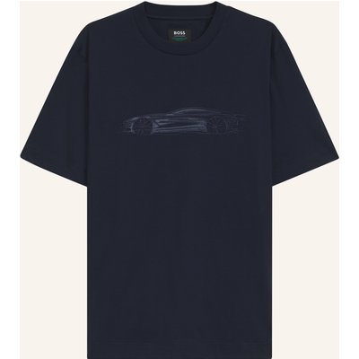 Boss T-Shirt C-Taut 242_Am Regular Fit blau