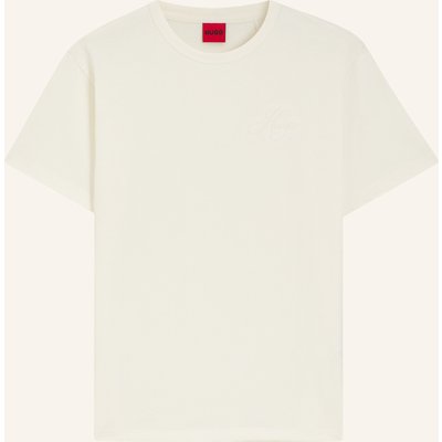 Hugo T-Shirts Damacia_7 Regular Fit beige