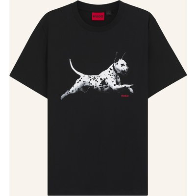 Hugo T-Shirt Dirunn Regular Fit schwarz