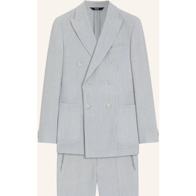 Boss Anzug C-Huge-2pcs-Db-263 Slim Fit blau