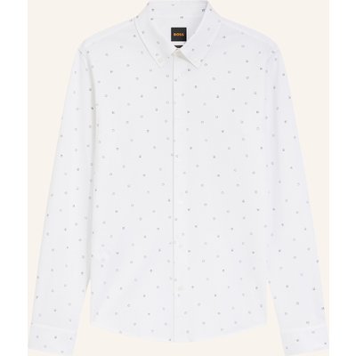 Boss Hemd Myjersey_M Slim Fit weiss