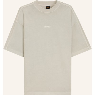 Boss T-Shirt Te_Tile Relaxed Fit beige