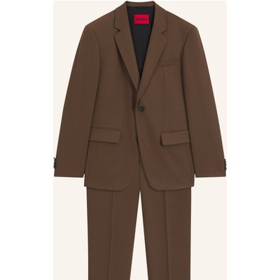 Hugo Anzug Henry-Getlin Extra Slim Fit braun
