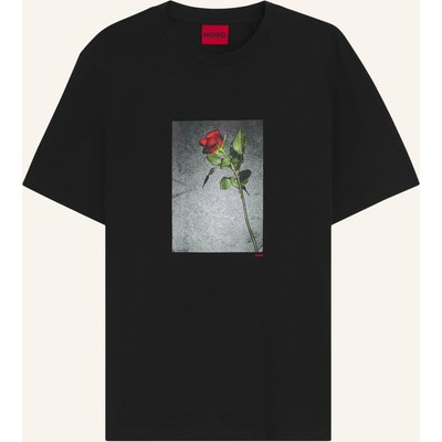 Hugo T-Shirt Durose Regular Fit schwarz
