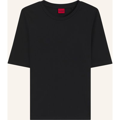 Hugo T-Shirts Darnelia Slim Fit schwarz