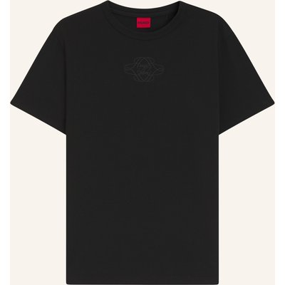 Hugo T-Shirts Damacia_8 Regular Fit schwarz