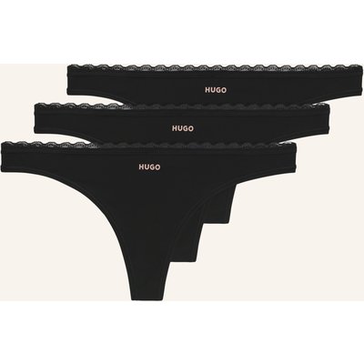 Hugo Briefs Triplet Micro Thong schwarz