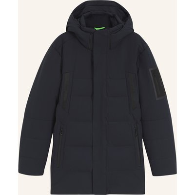 Boss Jacke Ow_Block-X Parka Regular Fit blau