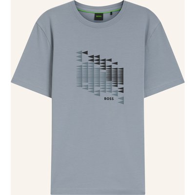Boss T-Shirt Ts_Network Flag Regular Fit grau