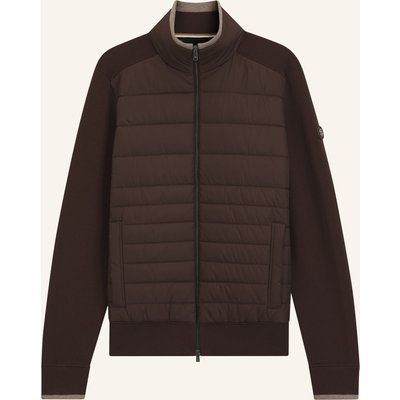 Boss Strickjacke H-Facente Regular Fit braun