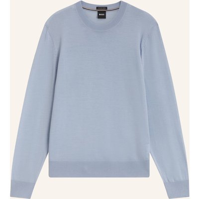 Boss Pullover H-Leno Regular Fit blau