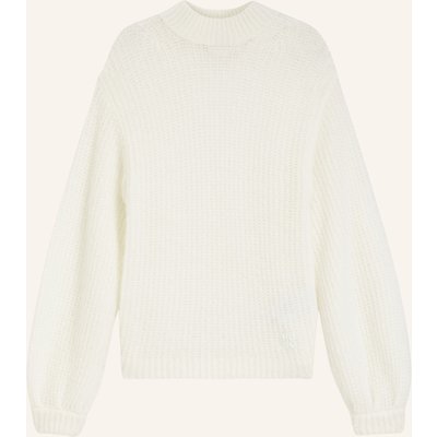 Hugo Pullover Siforo Oversize Fit weiss