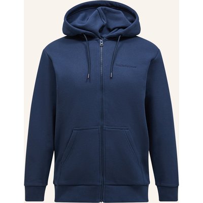 Peak Performance M Original Small Logo Zip Hood Kapuzensweatshirtjacke blau