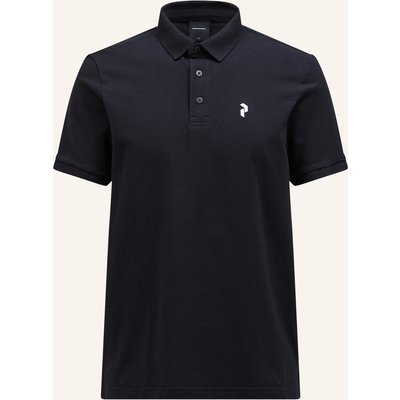 Peak Performance M Classic Cotton Polo Poloshirt schwarz