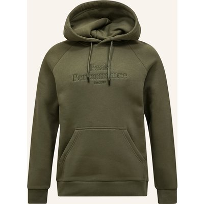 Peak Performance M Original Hood Kapuzensweatshirt gruen
