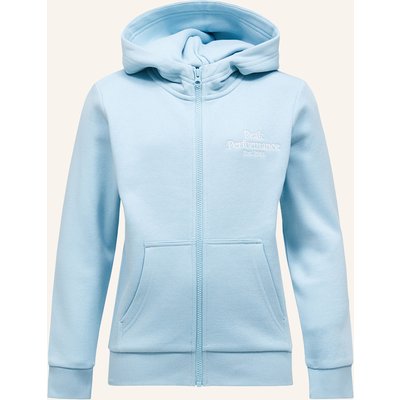 Peak Performance Jr Original Zip Hood Kapuzensweatshirtjacke blau