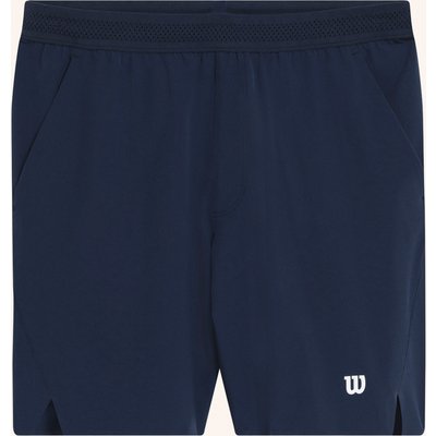 Wilson Sporthose Tournament Short 7in Unlined blau