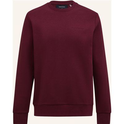 Peak Performance M Original Small Logo Crew Sweatshirtpullover rot
